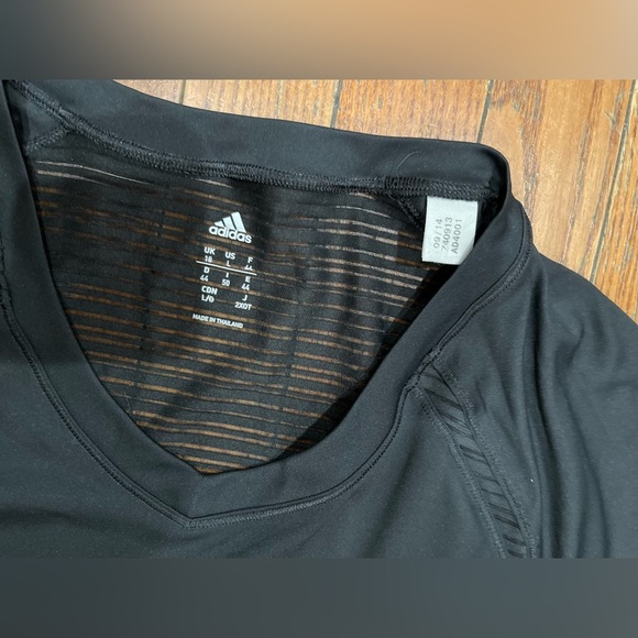 Adidas Black and Brown Striped Long Sleeve Top - Picture 8 of 12